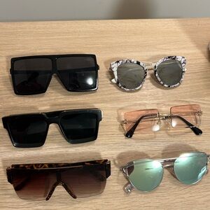 Stylish Sunglasses Collection - Black, Tortoise, Marble, and More